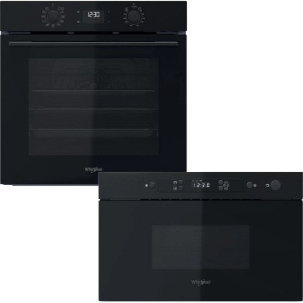 Фото - Комплект техніки Whirlpool Духова шафа + Мікрохвильова піч вбудована Whirlpool OMK58HU1B + MBNA900B